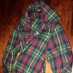 Green Flannel Shirt